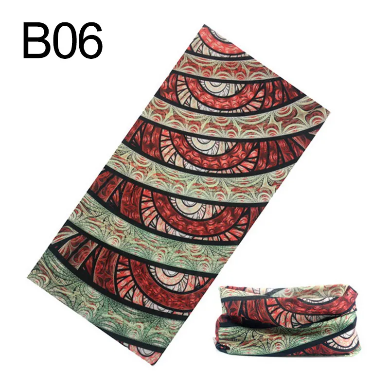 B06 30 стилей, ветрозащитная велосипедная бандана, походный шарф для мужчин и женщин, модная маска для лица в стиле хип-хоп, бесшовная Волшебная повязка на шею, бандана - Цвет: B06