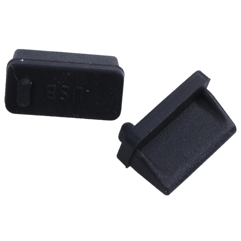 Новый 10 шт силиконовый USB порт заглушка Пылезащитная черная|Пылезащитные