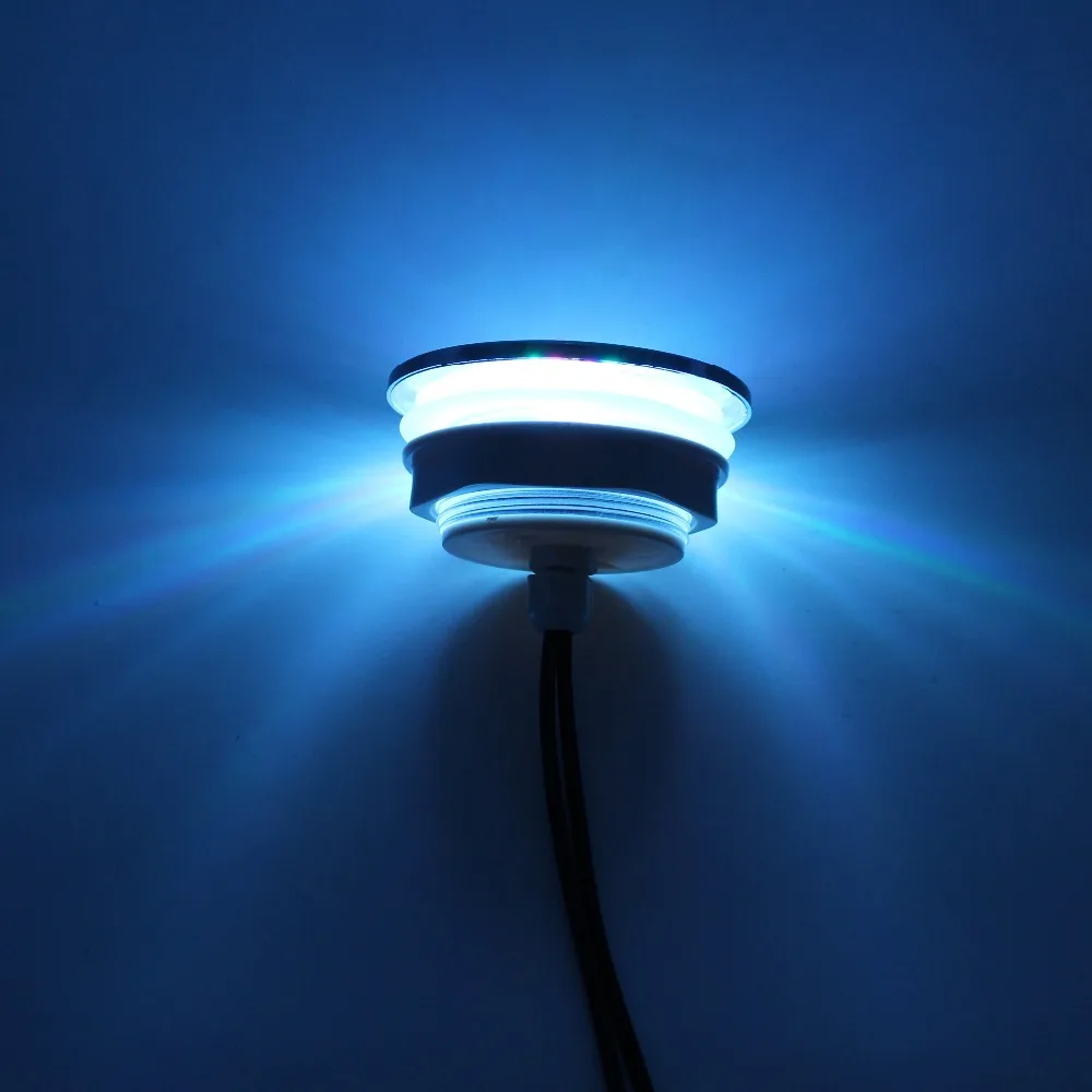 1pcs Recessed Waterproof Color Changing Rgb Underwater Led Boat Light