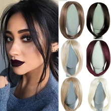 LUPU, 8 цветов, передняя бахрома, заколка в боковом Волосе, челка, натуральные накладные волосы, шиньоны, синтетические, термостойкие для женщин