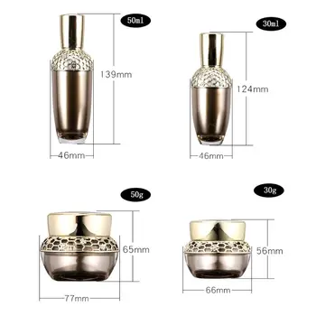

30/50g Cream Jar 30/50/100/120ml Empty Spray Bottle Essence Lotion Dispenser K1KB