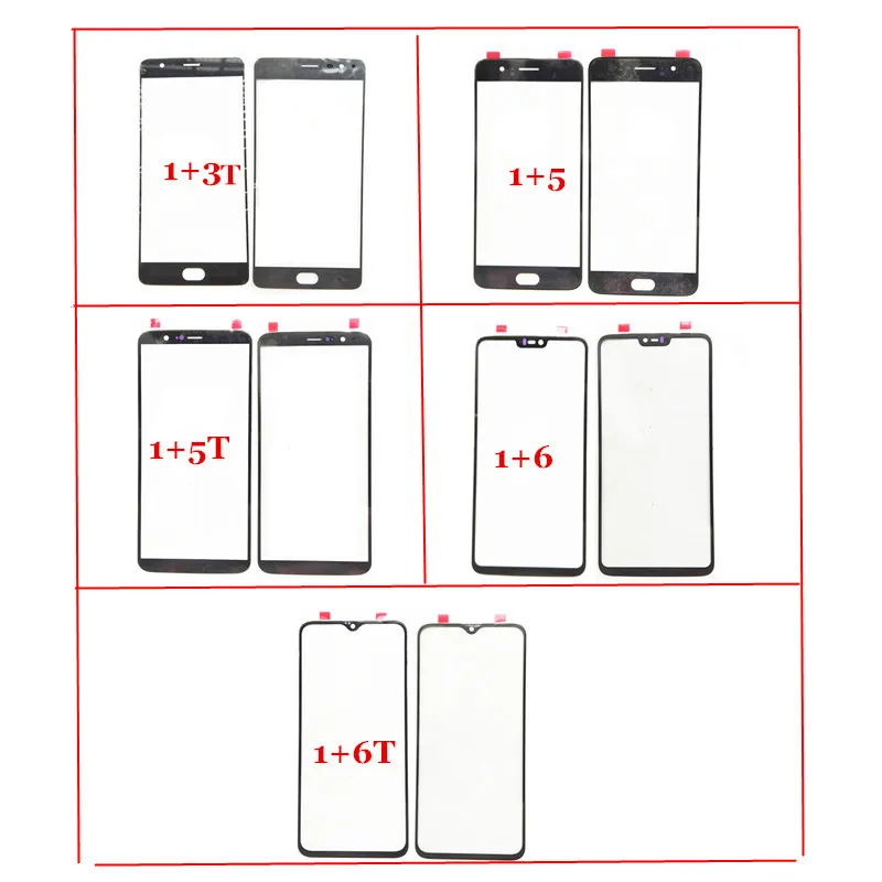 

Front Glass Touch Screen LCD Outer Panel Lens Repair Part for Oneplus 3T 5 5T 6 6T 1+3T 1+5 5T 1+6 6T