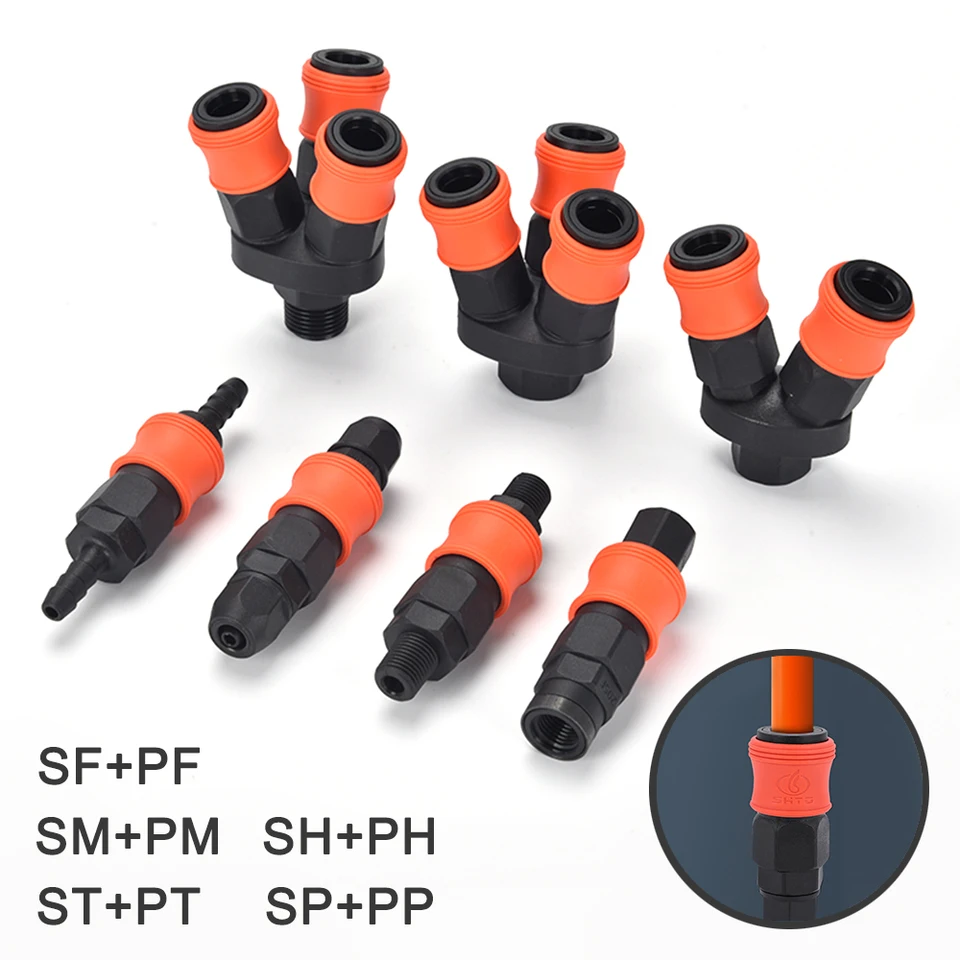 Pneumatische Schnellkupplung SF Typ - Anschluss Für Luftschlauch & Kompressor