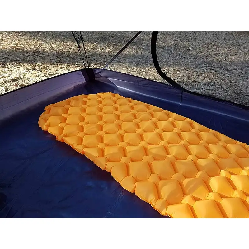 Zerbino Gonfiabile di Campeggio Esterna treccia Ultralight Letto Aria Portatile Sacco A Pelo Tenda Pad |