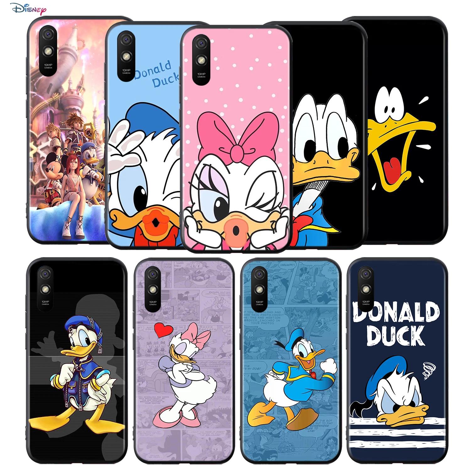 Силиконовый чехол с мультяшным Дональдом Даком для Xiaomi Redmi 9T 9 9C 9A 9AT 9i 8 8A 7 6 Pro 7A 6A 5 5A