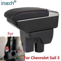 Reposabrazos para Chevrolet Sail 3, compartimento de reposabrazos para coche, piezas de reacondicionamiento, caja de almacenamiento, decoración, accesorios para coche
