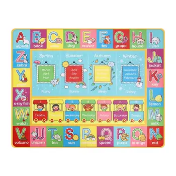 

Kids Floor Mat Letters & Numbers & Graphics Floor Pad Soft Colorful Kids Play Early Educational Learning Mat for Kids 200x150cm