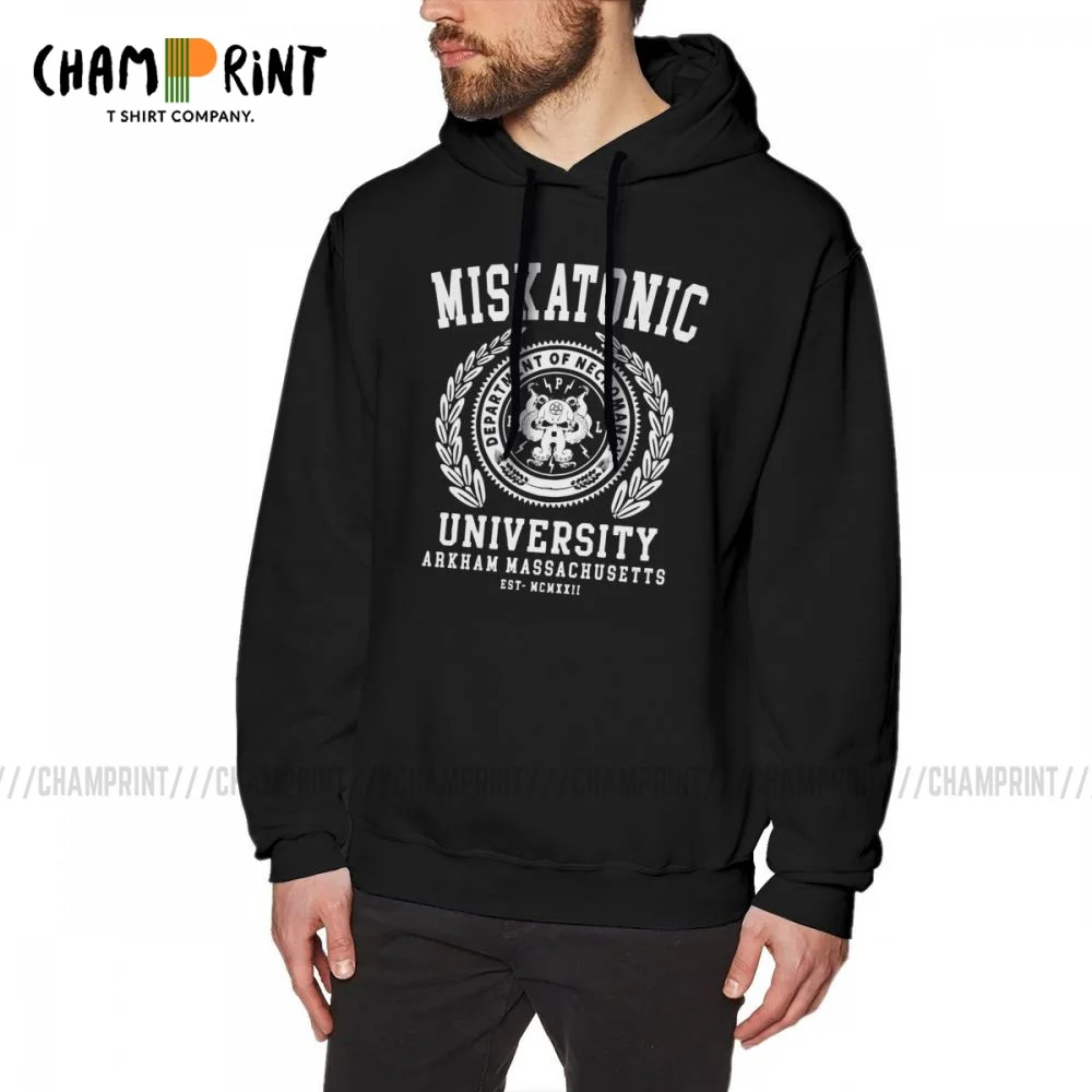 Толстовки Cthulu And Lovecraft Miskatonic University мужские пуловеры Necronomicon толстовки с капюшоном