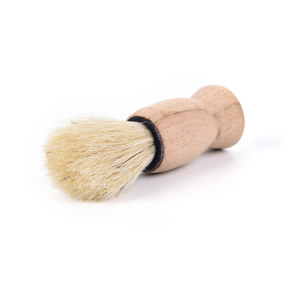 Профессиональная щетка для бритья бороды с деревянной ручкой для мужчин, подарок для отца, инструмент для парикмахера, для салонов