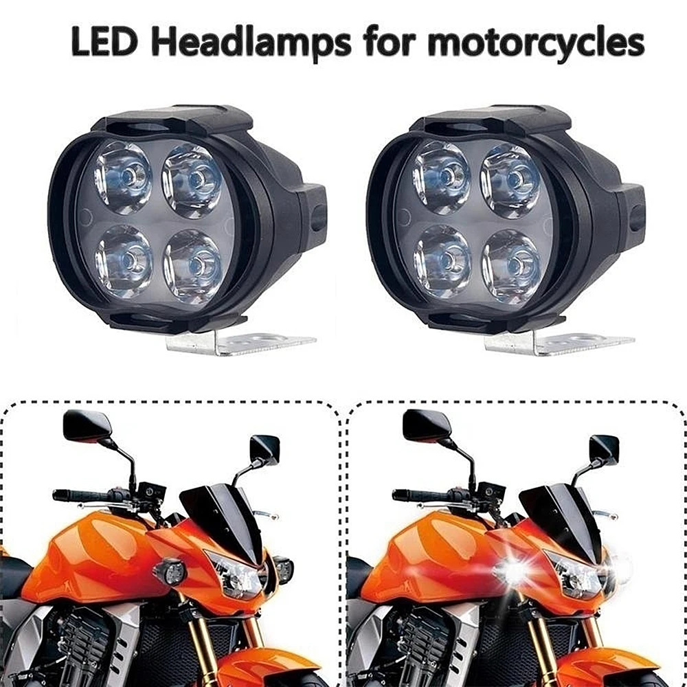 

1PC Motorcycle LED Headlight Bulb DC 12V 12W 6500K White Light Motorcycle Headlight Led Motorcycle Custom Motorcycle Accessories