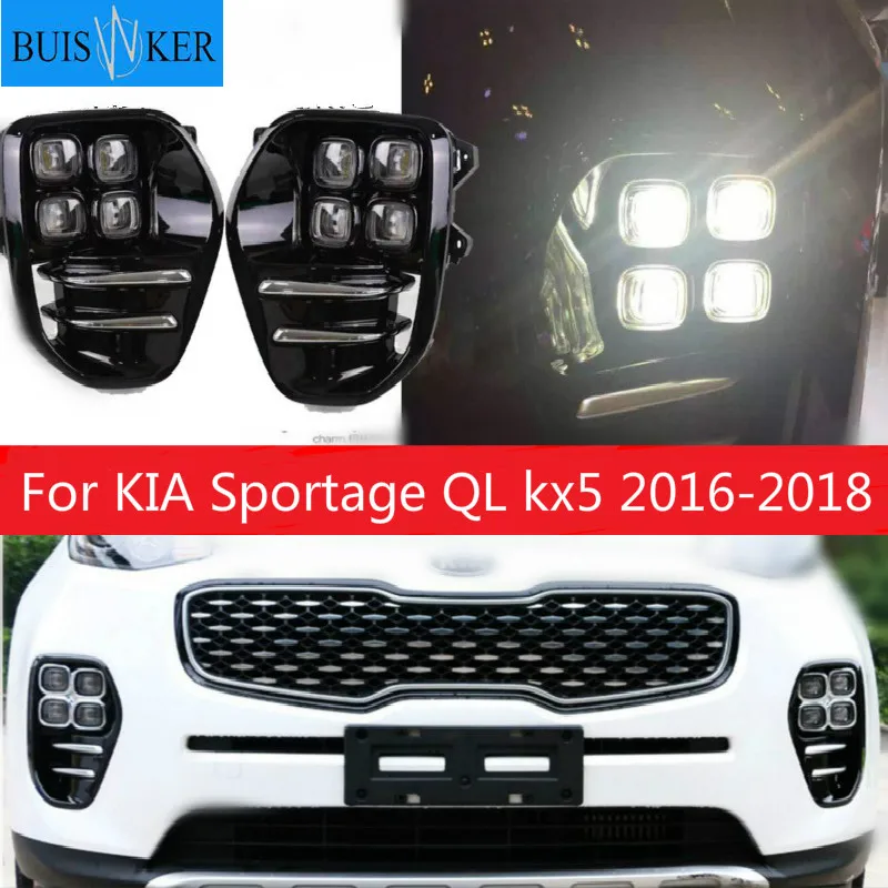 

Противотуманные фары, белые светодиодные, для автомобиля, для KIA Sportage QL kx5 2016 2017 2018
