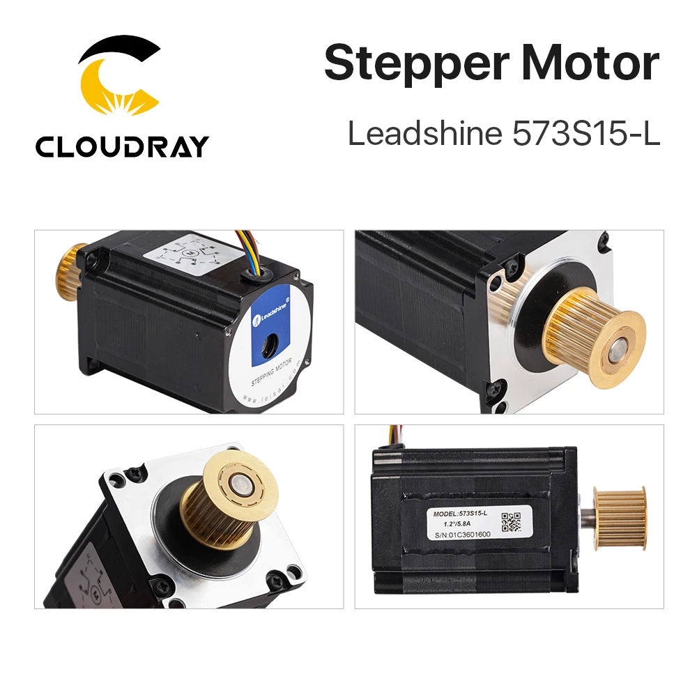 3 фазный шаговый двигатель Cloudray Leadshine 573S15 L для NEMA23 длина 5 8 А вал 76 мм мм|3 phase stepper