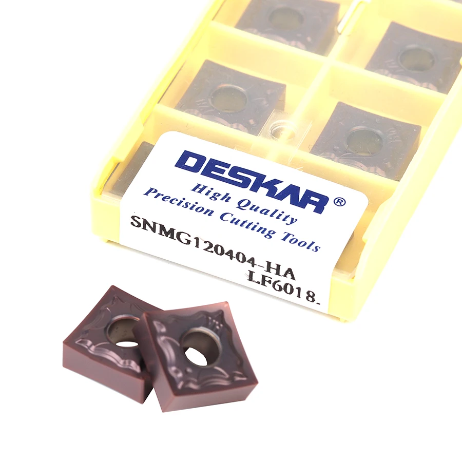 

10PCS SNMG120404-HA LF6018 SNMG120404-HS LF6018 Carbide CNC lathe turning inserts for MSKNR/MSDNN Stainless Steel Turning Insert