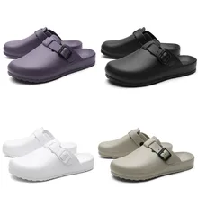 Унисекс; Водонепроницаемая Обувь для спальни; тапочки; модная женская и мужская однотонная обувь для дома и улицы; садовая обувь; тапочки; Sapatos