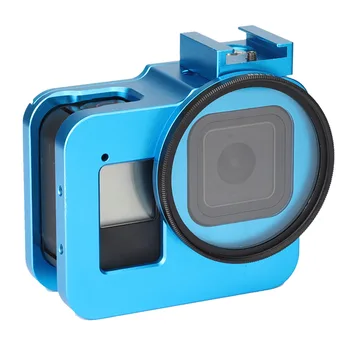 

Shoe Aluminum Alloy Side Open With 52mm UV Filter Protective Back Door Accessory Housing Action Camera Frame Case For Gopro 8