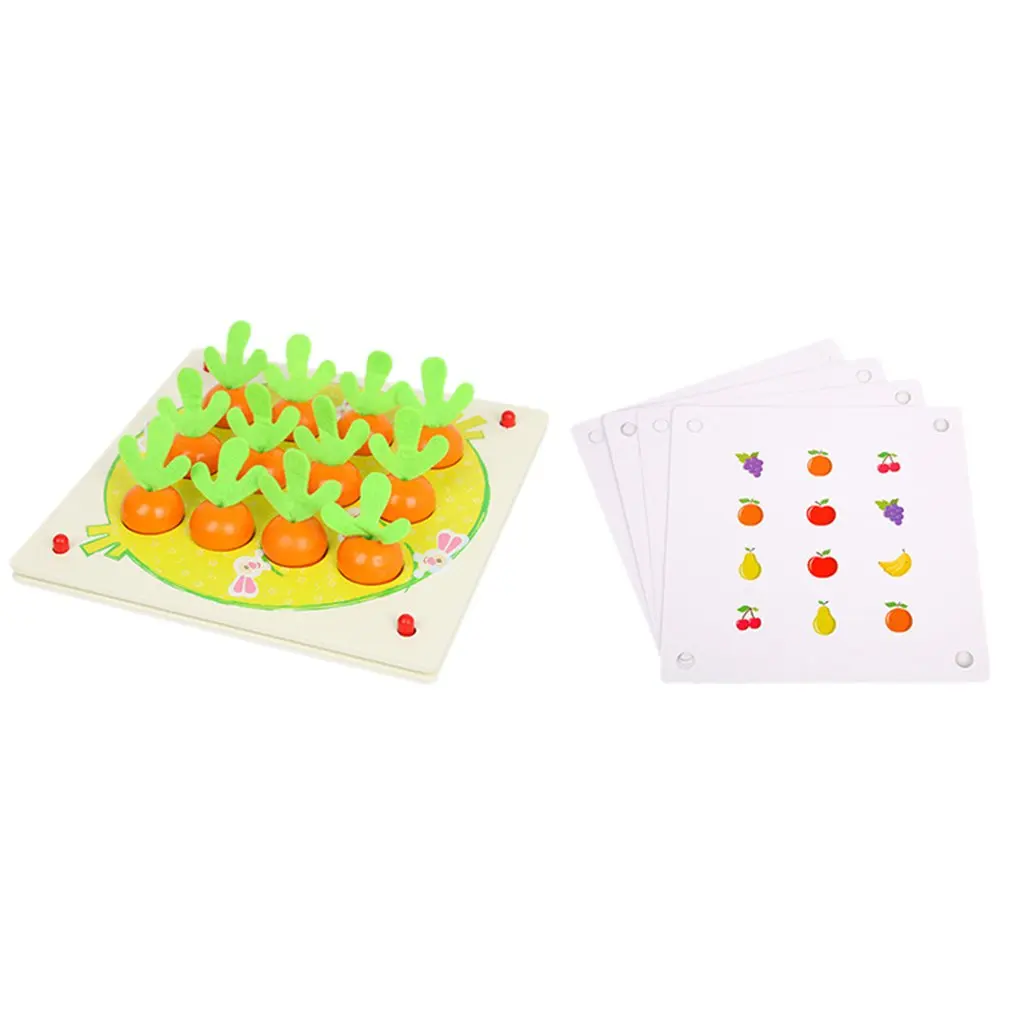 

Children Memory Chess Wooden Table Puzzle Game Kids Toy Interesting Gift