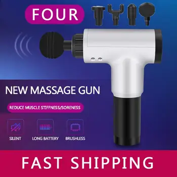 

In Stock ! Massage Gun Deep Muscle Relaxation Fascia Massager Portable Electric Massager Muscle Pain Relief Muscle Stimulator