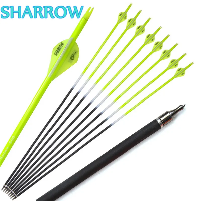 6/12 шт. карбоновые стрелы для охоты 30 дюймов | Спорт и развлечения
