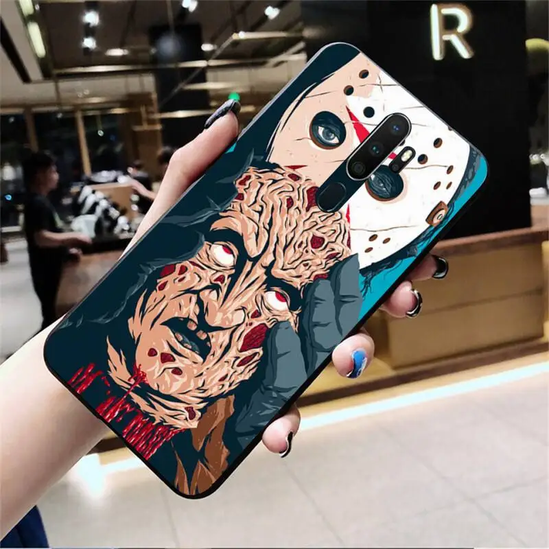 Мягкий силиконовый черный чехол для телефона Horor Movie Freddy Krueger Oppo A5 A9 2020 Reno2 z Renoace 3pro