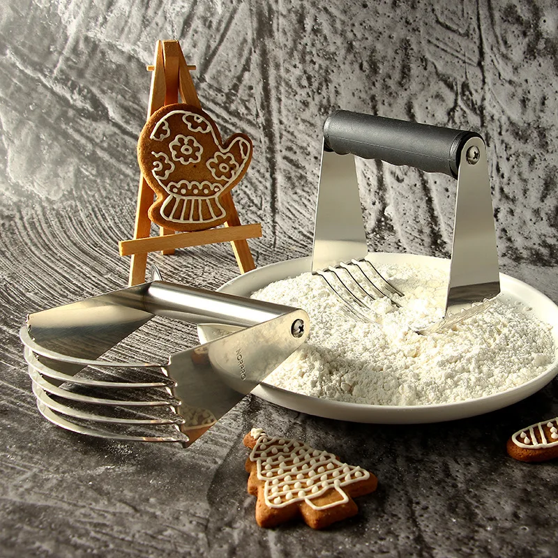 Baking Tool Stainless Steel Plastic Handle Cake Manually Bakery Powder