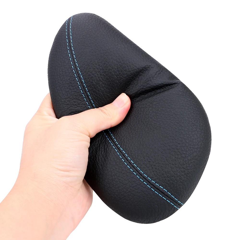 LEEPEE Memory Foam Leather Universal Soft Protector Knee Support Pad Car Leg Cushion Interior Accessories