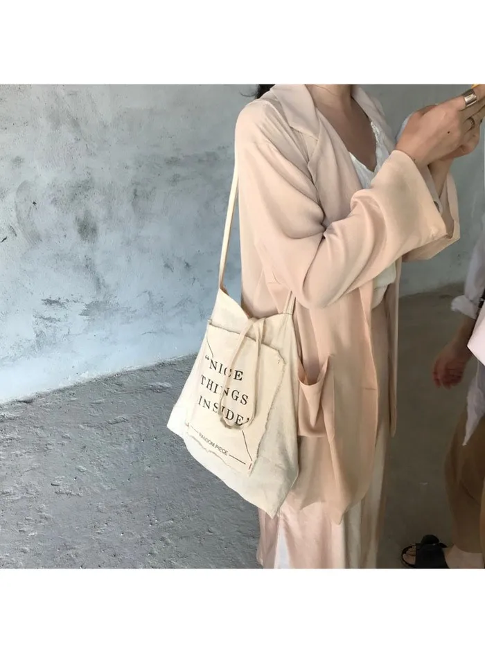 Crescent City~ Korean-style CHIC Laziness-Style Two-Button Suit Coat Women's New Style Loose Thin Sun Shirt
