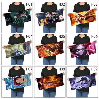 

Anime Demon Slayer: Kimetsu No Yaiba Naruto My Hero Academia Cartoon Props Figure Doll Cos Cotton Bath Towel Toy Gift