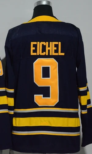 Бежевый A+++ Качественная мужская футболка для взрослых#9 Jack Eichel#26 Rasmus Dahlin Buffalo - Цвет: Бежевый