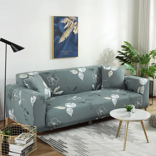 11 Stretch Slipcovers Sofa Cover for Living Room Slip-resistant Sectional Elastic Couch Cover Sofa Towel Single/Two/Three/Four Seat - Цвет: 11