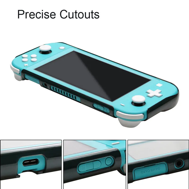 Чехол с кристаллами для nintendo Switch Lite, Жесткий ПК, прозрачная Защитная крышка для NS Lite