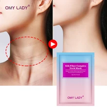 OMY LADY Антивозрастная маска для шеи уменьшает морщины отбеливающая укрепляющая против мелких линий увлажняющая уход за кожей Шеи OMY LADY Антивозрастная маска для шеи уменьшает морщины отбеливающая укрепляющая против мелких линий увлажняющая уход за кожей Шеи