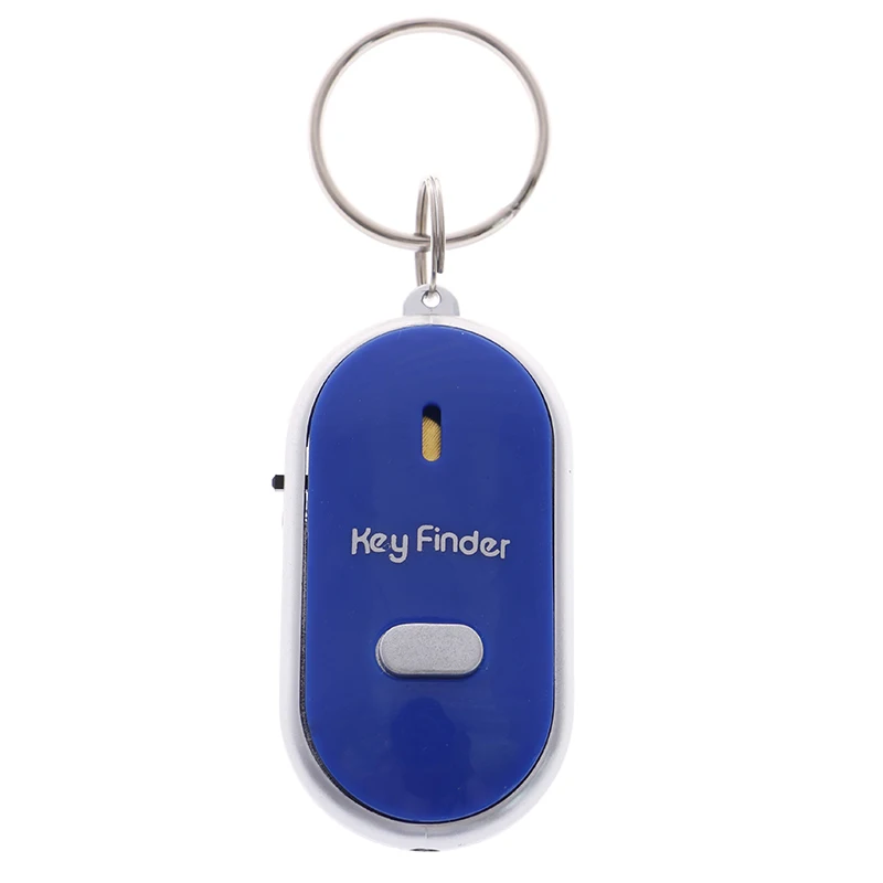 Синий Мини-брелок для ключей от потери, мигающий звуковой сигнал, удаленная Детская сумка для ключей, кошелек, локаторы, Детская сигнализация, напоминание, Прямая поставка - Цвет: Синий