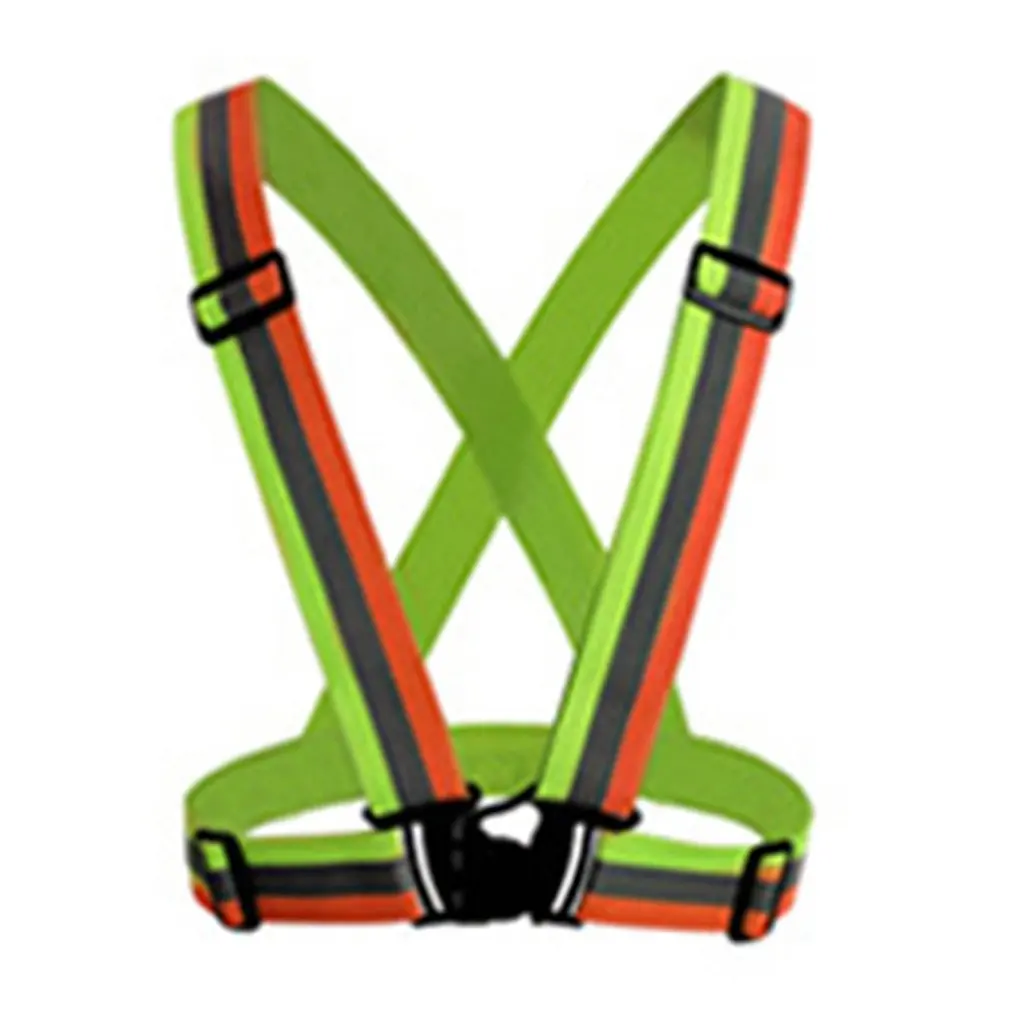

Reflective Straps Night Running Reflective Clothing Reflective Vest Adjustable Safety Vest Reflective Elastic Band dropshipping