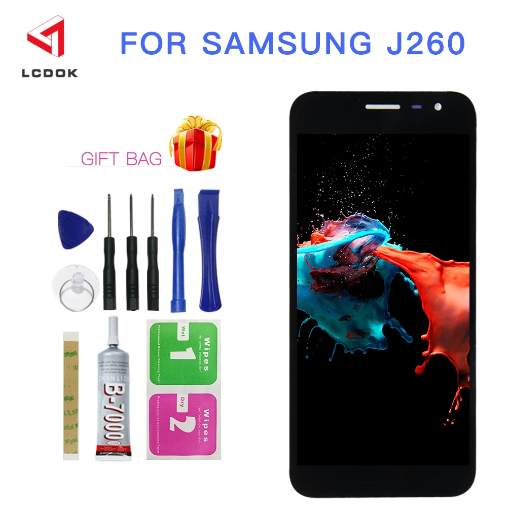 

Adjustable Brightness LCD For Samsung Galaxy J2 Core J260 J260M J260F LCD Display Touch Screen Digitizer Assembly Panel Parts