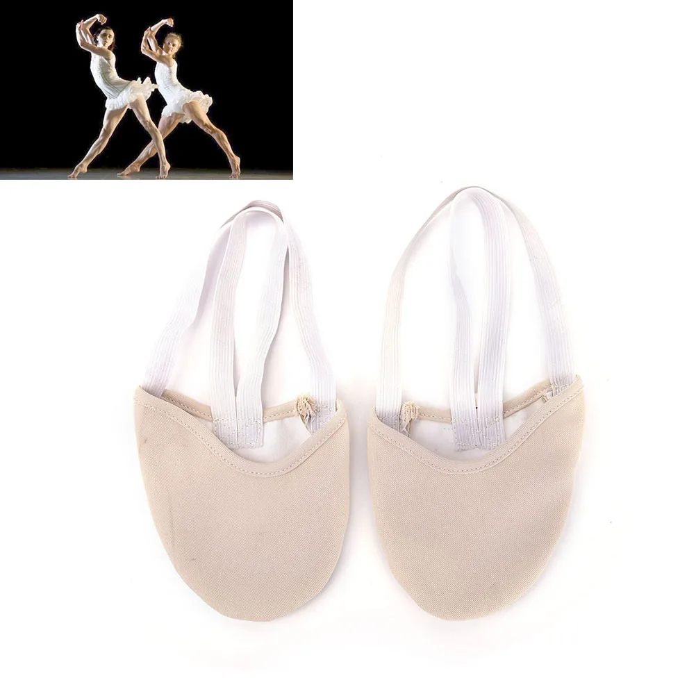 Half Length Rhythmic Gymnastic Shoes Roupa Ginastica Child Adult Gymnastics Skin Sole Shoes Dancing Dance Pads Insoles