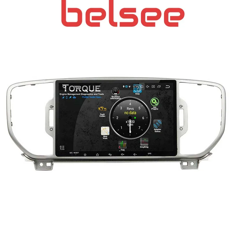 Belsee для KIA Sportage Android 9,0 Восьмиядерный ОЗУ 4+ 64G Автомагнитола мультимедийный плеер 2Din DVD gps Navi