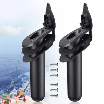 

Holder Stand Flush Mount Parts For Kayak Pole Tackle Tool Fishing Rod Bracket Boat Supplies Base Support Fixed Accessories