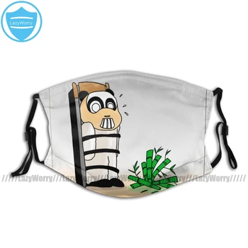 

Hannibal Lecter Mouth Face Mask Panddibal Lecter The Silence Of The Bamboos Facial Mask Funny Fashion with 2 Filters for Adult