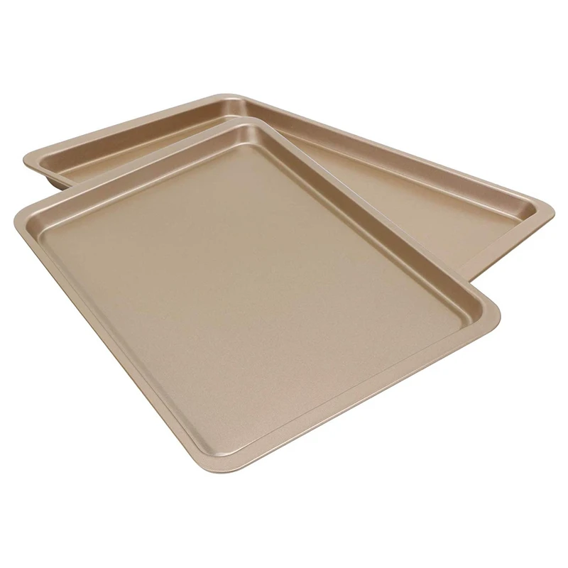 

Baking Sheet, Non-Stick Carbon Steel Biscuit Paper Frying Pan Baking Tray, Baking Sheet, Cookie Sheet Half Sheet Baking Pan