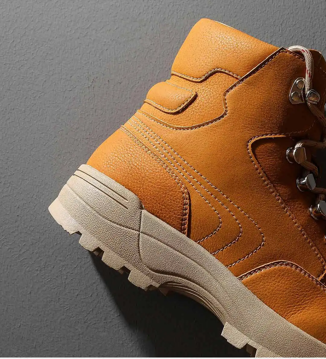  Xiaomi Mijia VLLICON Sports Leisure Work Boots Leather Boots Shoes Non-slip Shock Absorption Male R