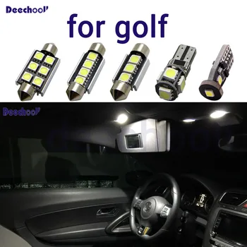 

Pure White Error free Car LED Bulbs for Volkswagen for VW Golf 2 3 4 5 6 7 MK2 MK3 MK4 MK5 MK6 M7 interior map dome light kit