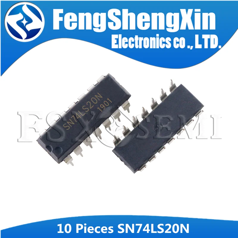 10 шт./лот SN74LS20N DIP-14 HD74LS20P 74LS20 DUAL 4-входные технические ворота IC | Электронные