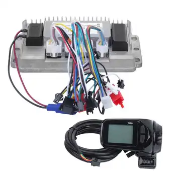 

1 Set Durable 36/48V 1000W Electric Tricycles 3-mode Sinusoid Brushless Controller Instrument LCD Set For E-bike Accessory