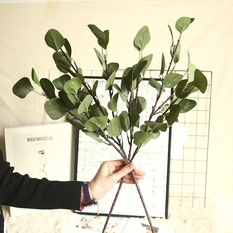1 шт. искусственных листьев Яблока Gingko INS искусственных листьев растений листьев гинкго для Weding украшения дома спальни