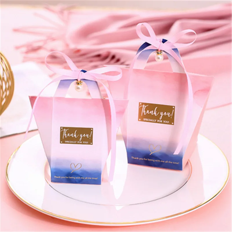 

2019New Arrival Wedding Favor Candy Chocolate Box Bag for Birthday and Party Event Supplies and Jewelry Packing box