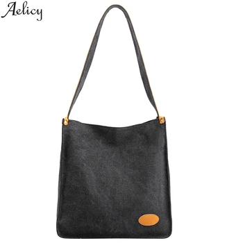 

Aelicy 2020 Ladies Solid Color Handbag Single Shoulder Messenger Bags Women's Fashion Simple Handbags Shoulder Bag Shopping Bag