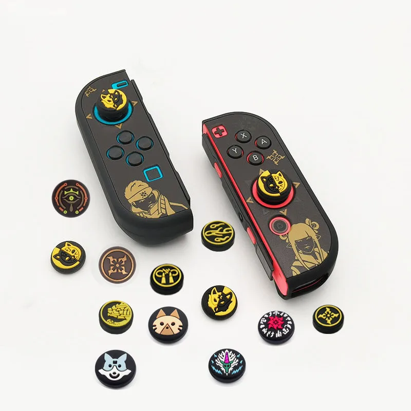 Custodia Protettiva Per Joystick Joycon Con Impugnatura A Levetta Per Zelda Monster Hunter Rise Switch Custodia A Levetta Oled Joy-Con Ns Lite