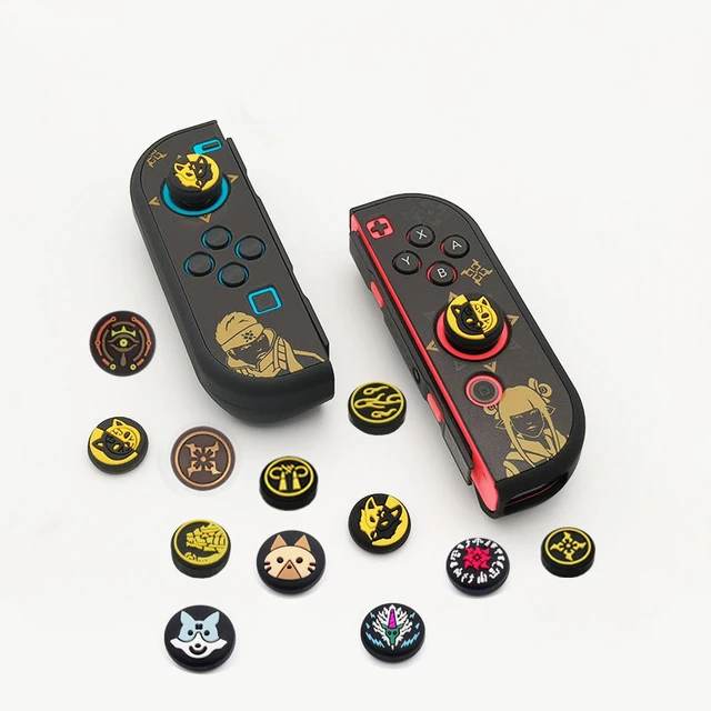 Controle Nintendo Switch Joy Con (l+r) Tema Monster Hunter Rise