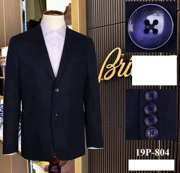 

Billionaire Suit Jackets men 2020 New fashion casual England commerce Business high quality embroidery Button England big size