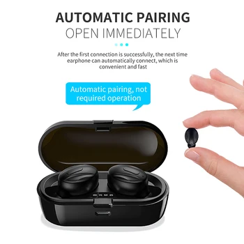 

XG-13 TWS Wireless Earphones Mini In-Ear Bluetooth Earbuds IPX4 Waterproof Sport Headsets 9D Stereo Music Earpiece Earphones